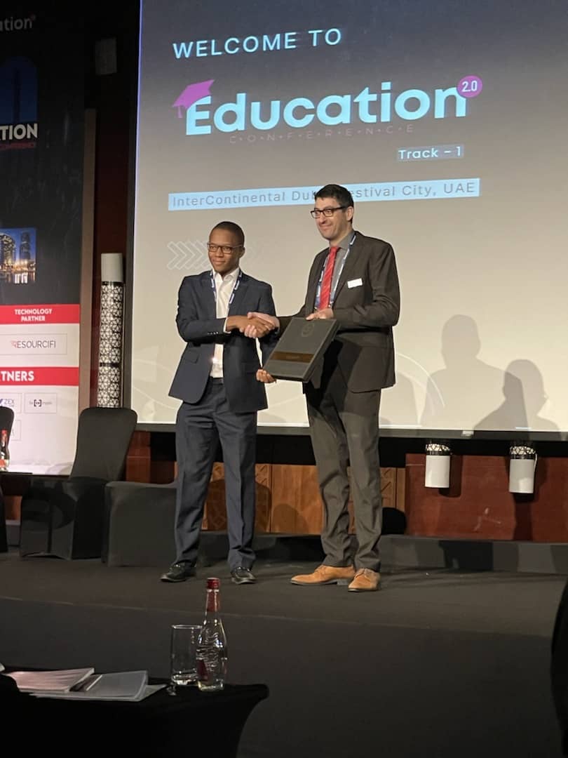 Educational Icon, Tongo receives 3rd Global Award for &lsquo;Outstanding Leadership in Education&rsquo; in Dubai